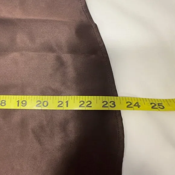 Jones New York Collection sz12 Manderin Banded Collar Lace Top Silk Cami Ruffled - Picture 15 of 16